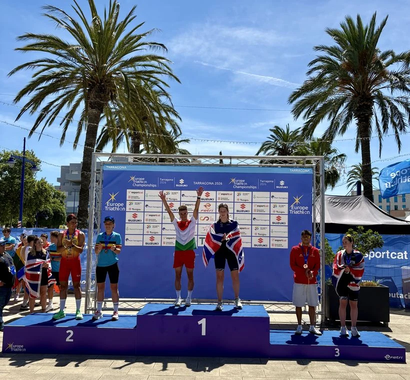 Dobogós helyezés nemzetközi triatlon versenyen