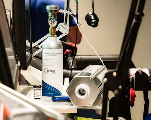 Cortex MetaLyzer 3B spiroergométer kalibrálása
